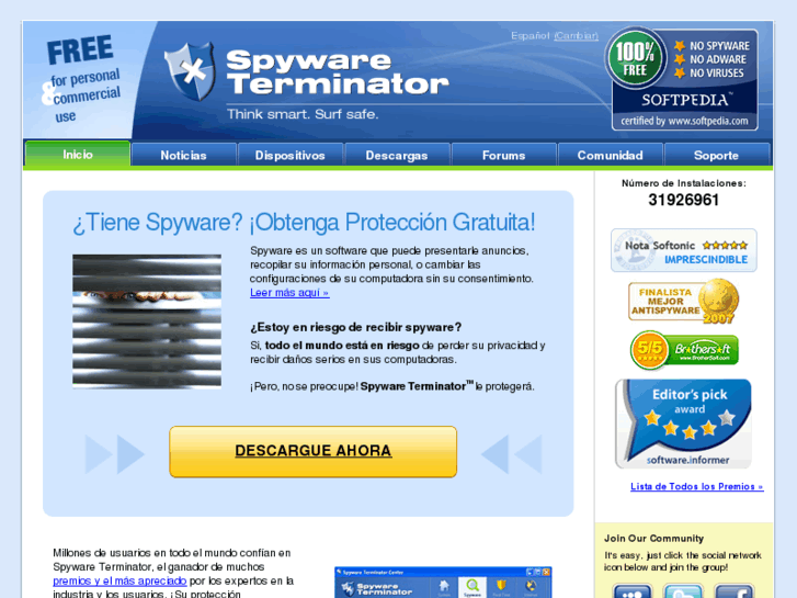 www.spywareterminator.es