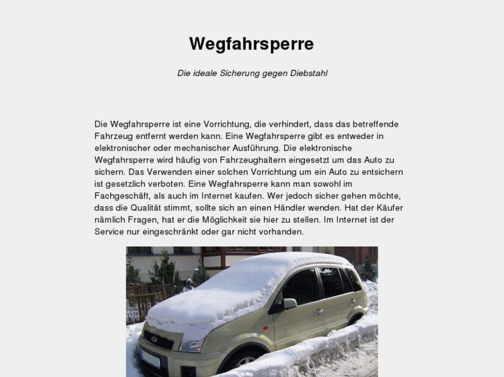 www.wegfahrsperre.org