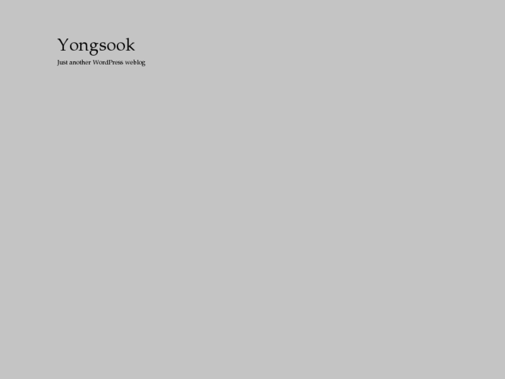 www.yongsook.com