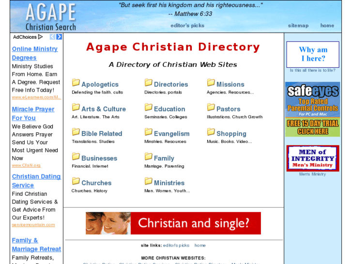 www.agapesearch.com