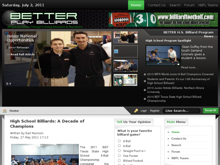 www.betterplaybilliards.org