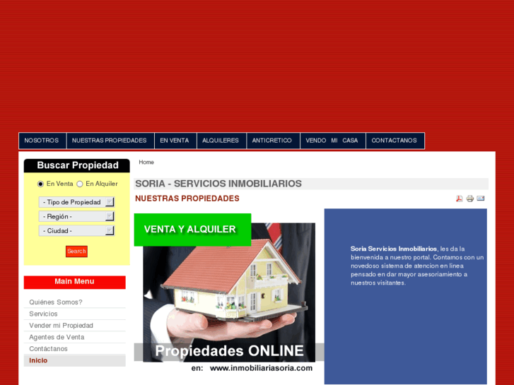 www.inmobiliariasoria.com