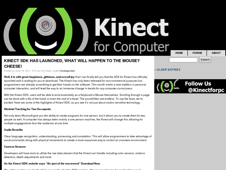 www.kinectforcomputer.com