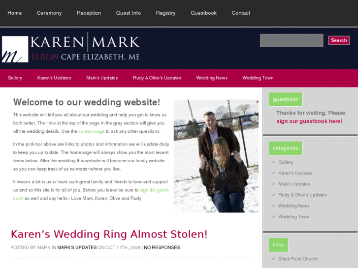 www.markandkarenswedding.com