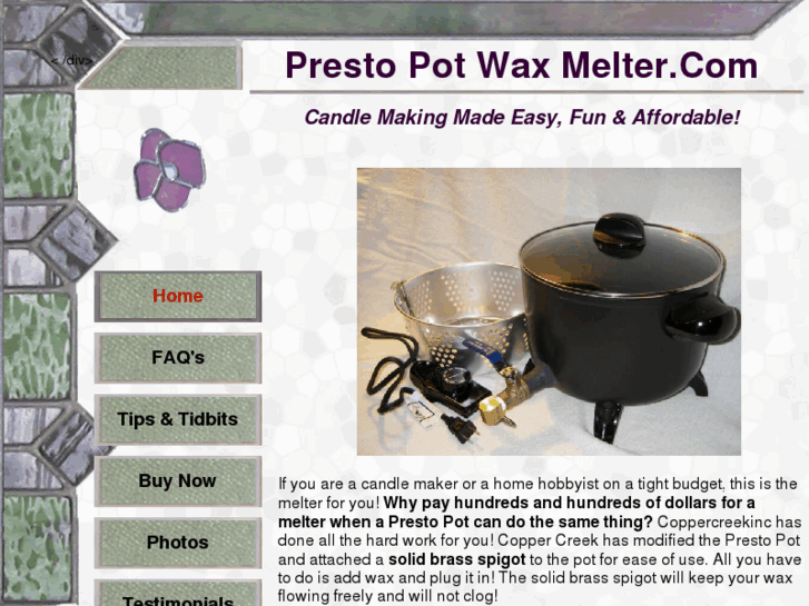 www.prestopotwaxmelter.com