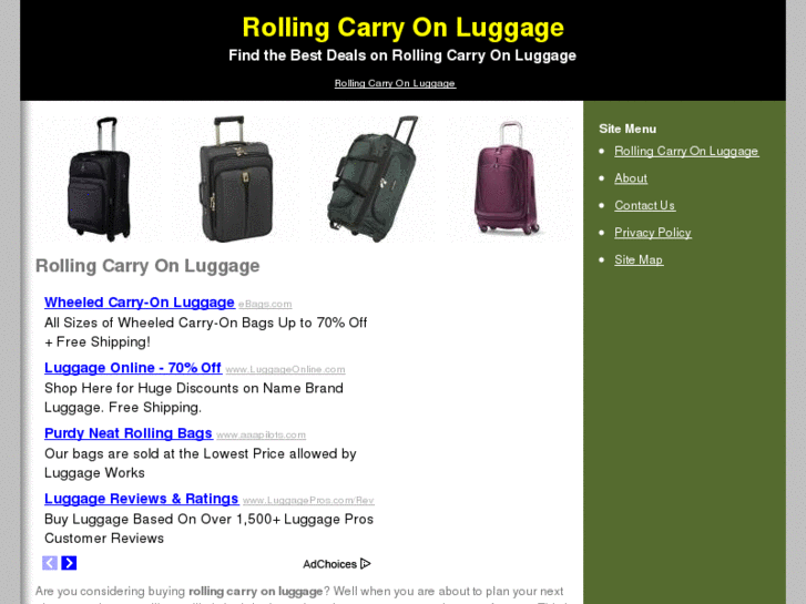 www.rollingcarryonluggage.com