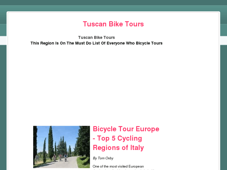 www.tuscanbiketours.org