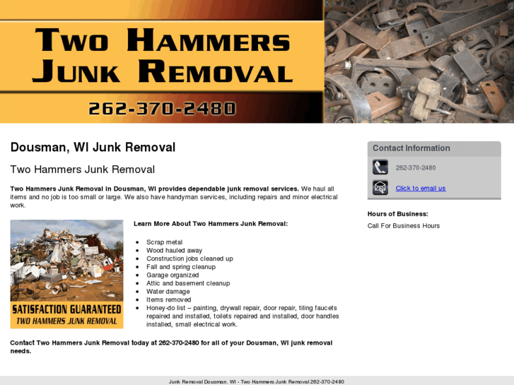 www.twohammersjunkremoval.com