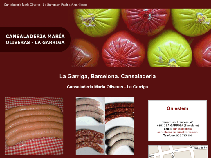 www.cansaladeriamariaoliveras.com