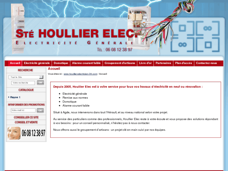 www.houllier-electricien-34.com