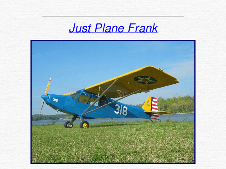 www.justplanefrank.com