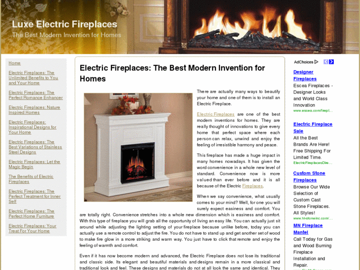 www.luxeelectricfireplaces.com