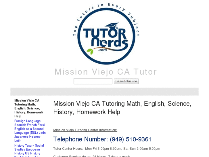 www.missionviejotutor.com