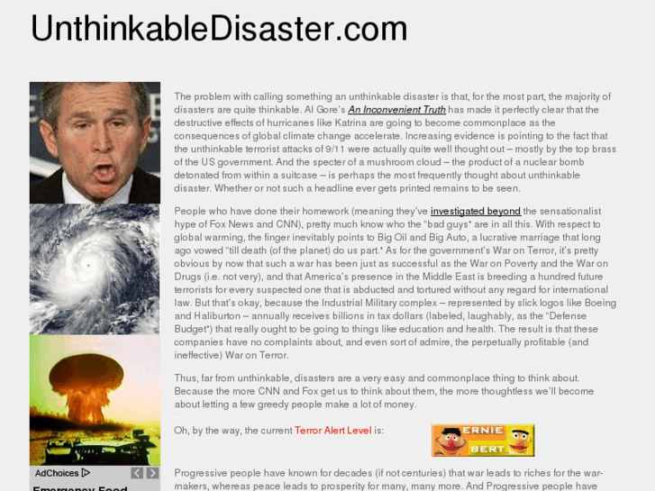 www.unthinkabledisaster.com