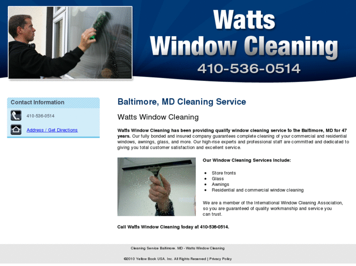 www.wattswindowcleaningbaltimore.com