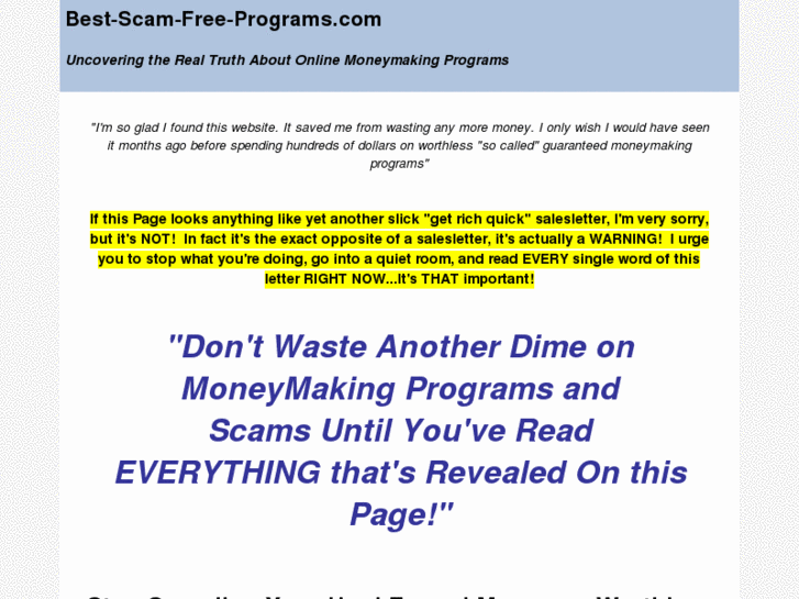 www.best-scam-free-programs.com