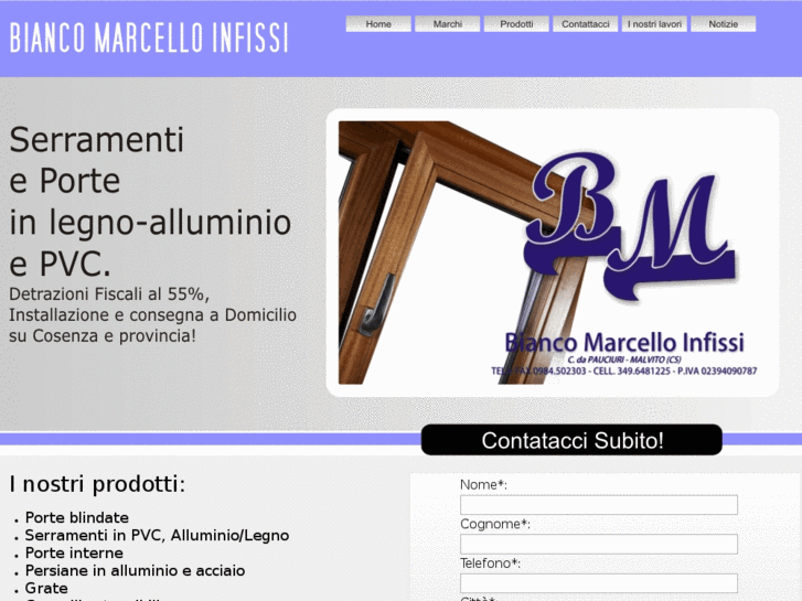 www.biancomarcelloinfissi.com