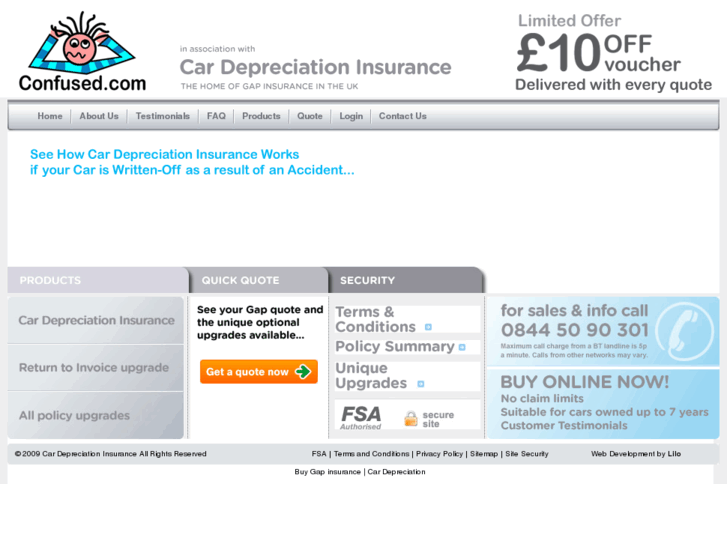 www.confused-car-depreciation-insurance.com