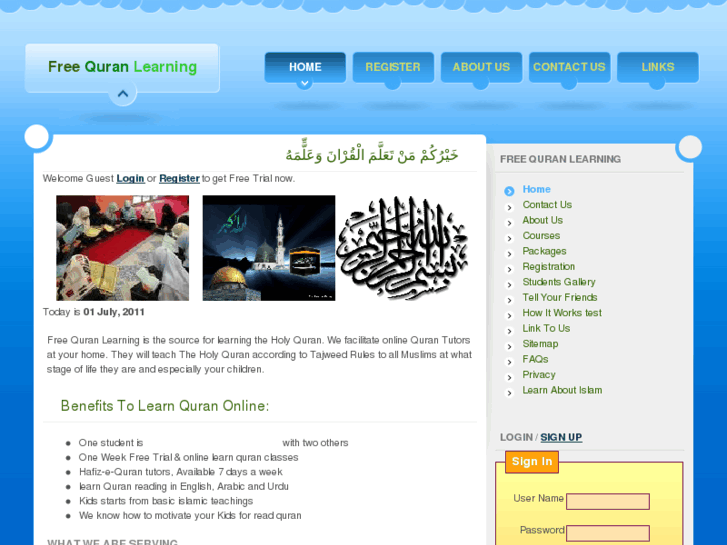 www.freequranlearning.com