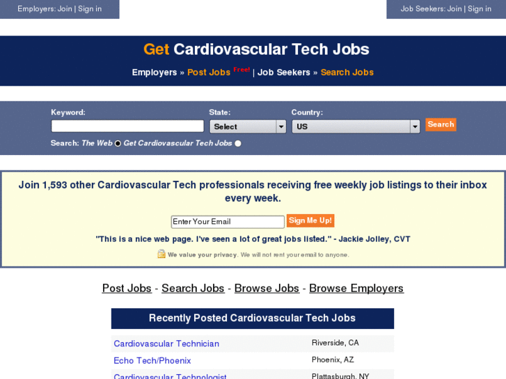 www.getcardiovasculartechjobs.com