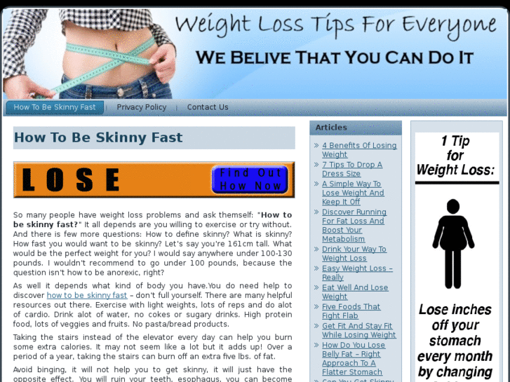 www.howtobeskinnyfast.com
