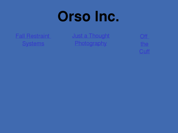 www.orsoinc.biz