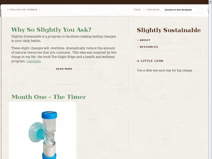 www.slightlysustainable.com