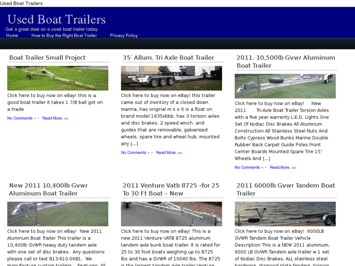 www.usedboattrailers.org