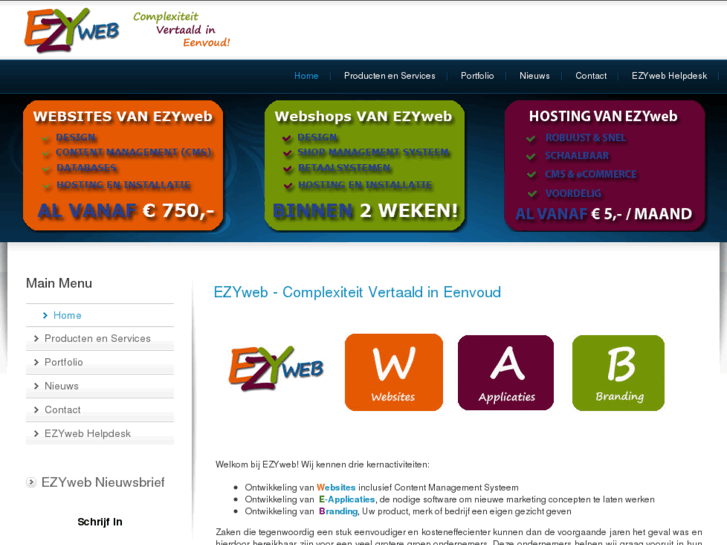 www.ezyweb.nl