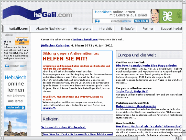 www.hagalil.de