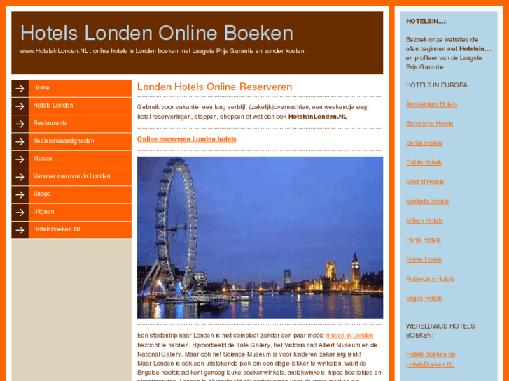 www.hotelsinlonden.nl