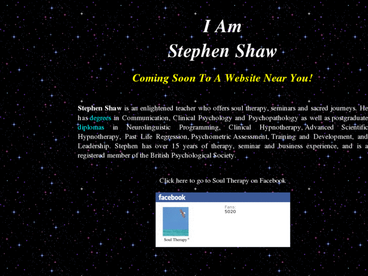 www.i-am-stephen-shaw.com