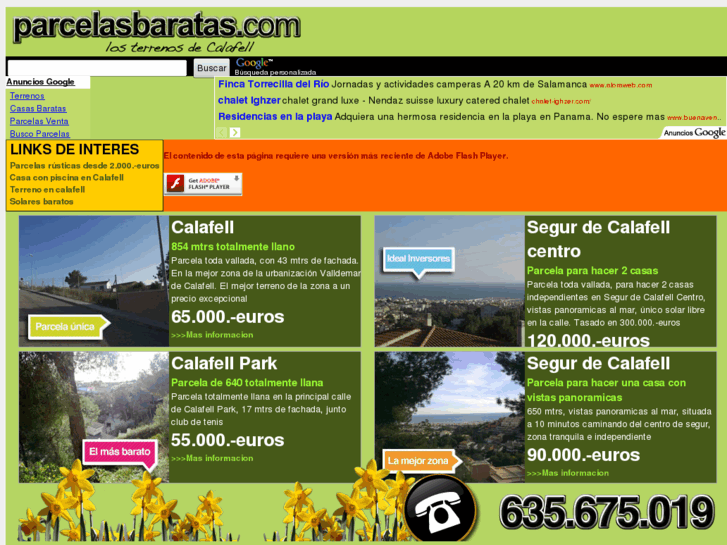 www.parcelasbaratas.com