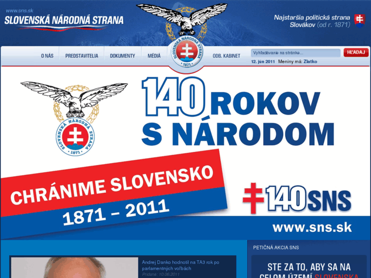 www.sns.sk