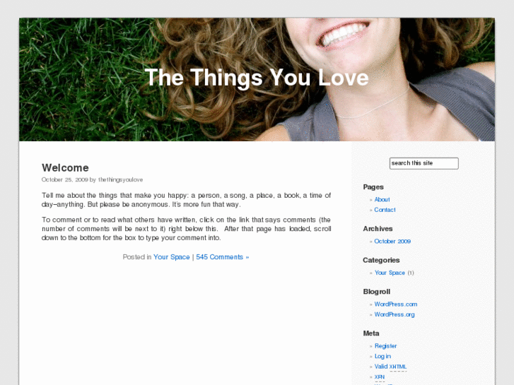 www.thethingsilove.org