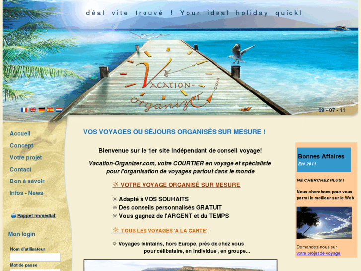 www.vacation-organizer.com