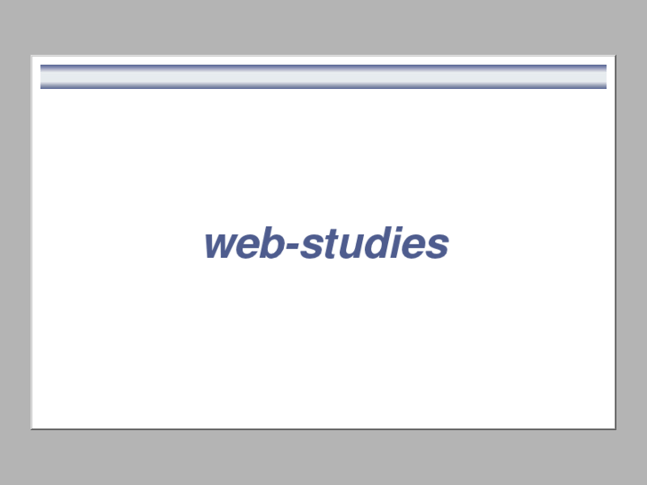 www.web-studies.net