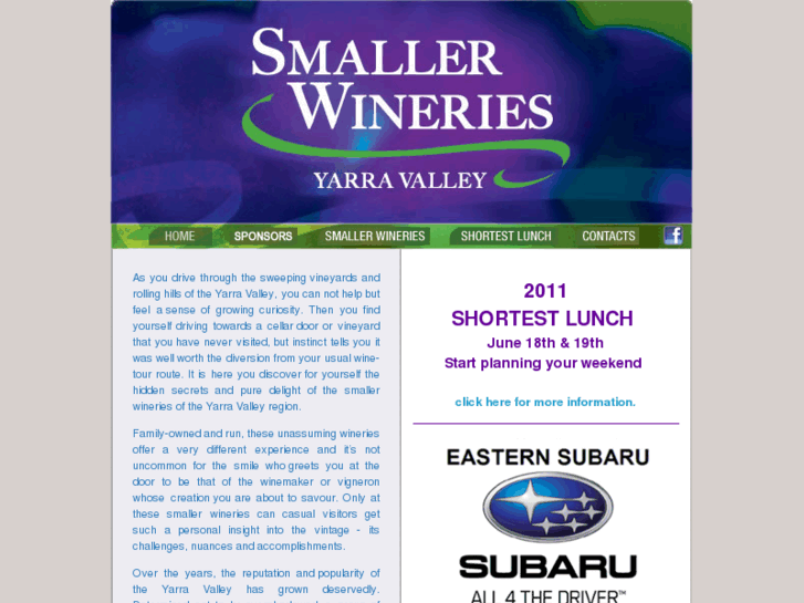 www.yarravalleysmallerwineries.com.au