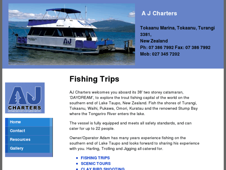 www.ajtaupocharters.com