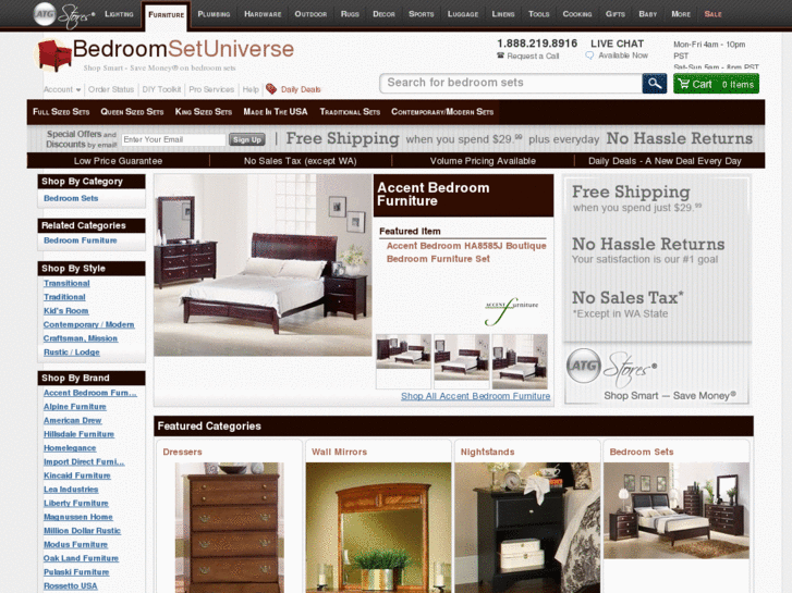 www.bedroomsetsuniverse.com