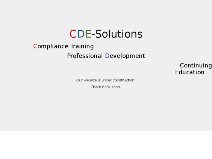 www.cde-solutions.net