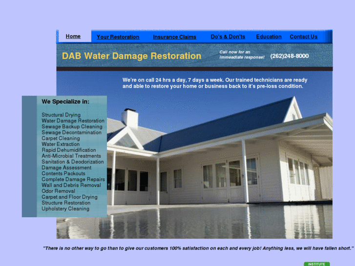 www.dabwaterdamagerestoration.com