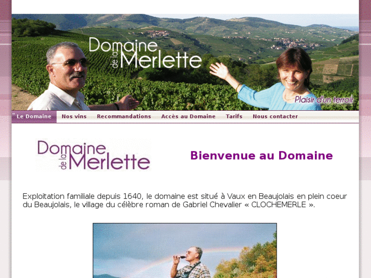 www.domainedelamerlette.com