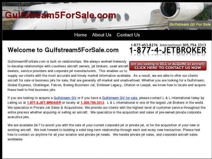 www.gulfstream5forsale.com