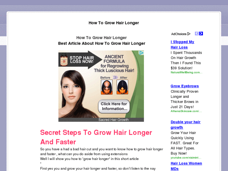 www.howtogrowhairlonger.com