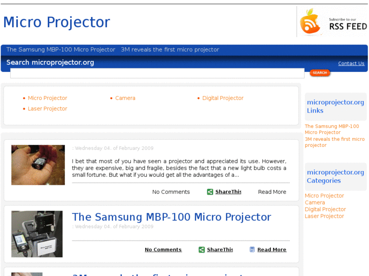 www.microprojector.org