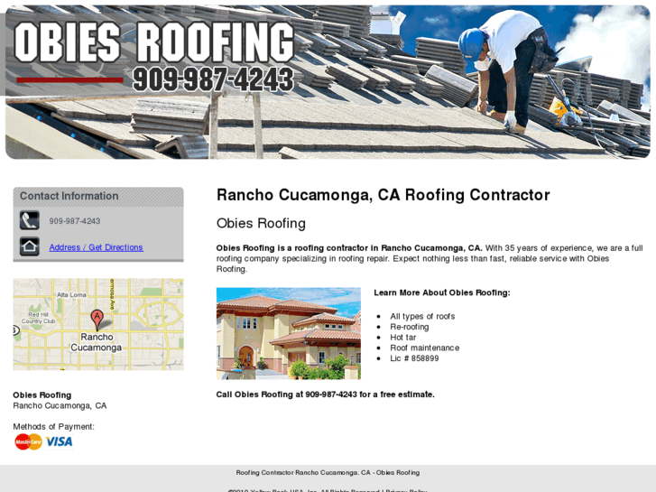 www.obiesroofing.net