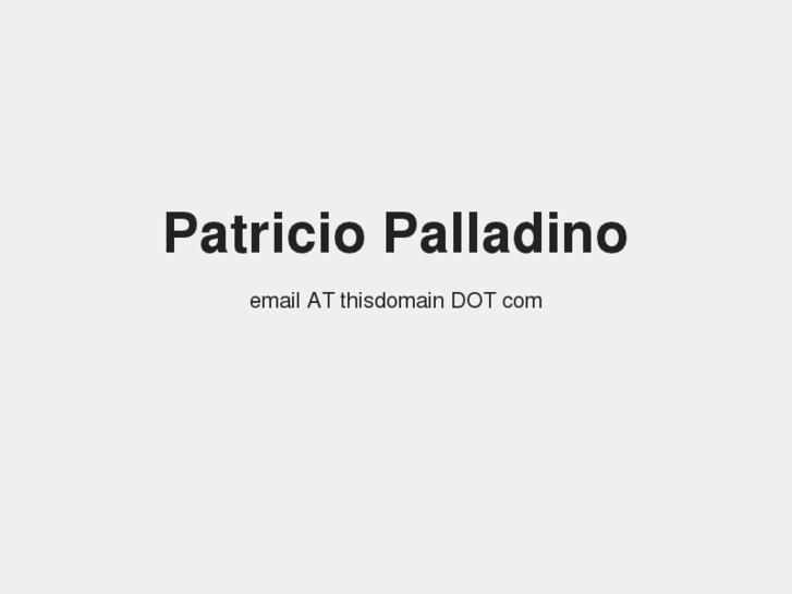 www.patriciopalladino.com