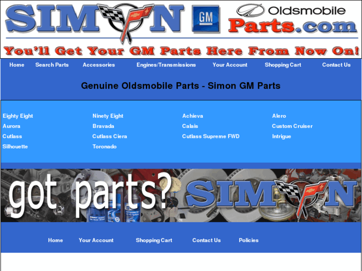 www.simonoldsmobileparts.com