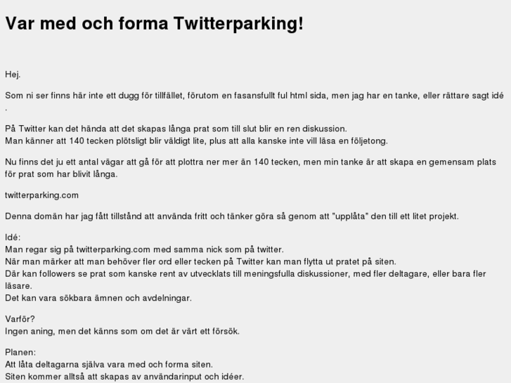 www.twitterparking.com